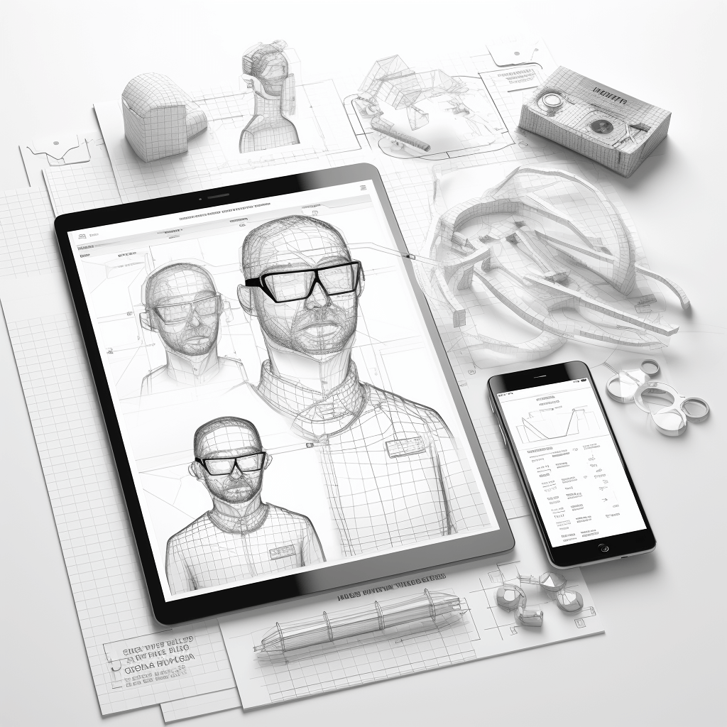 3d-character-based-wireframe-illustration